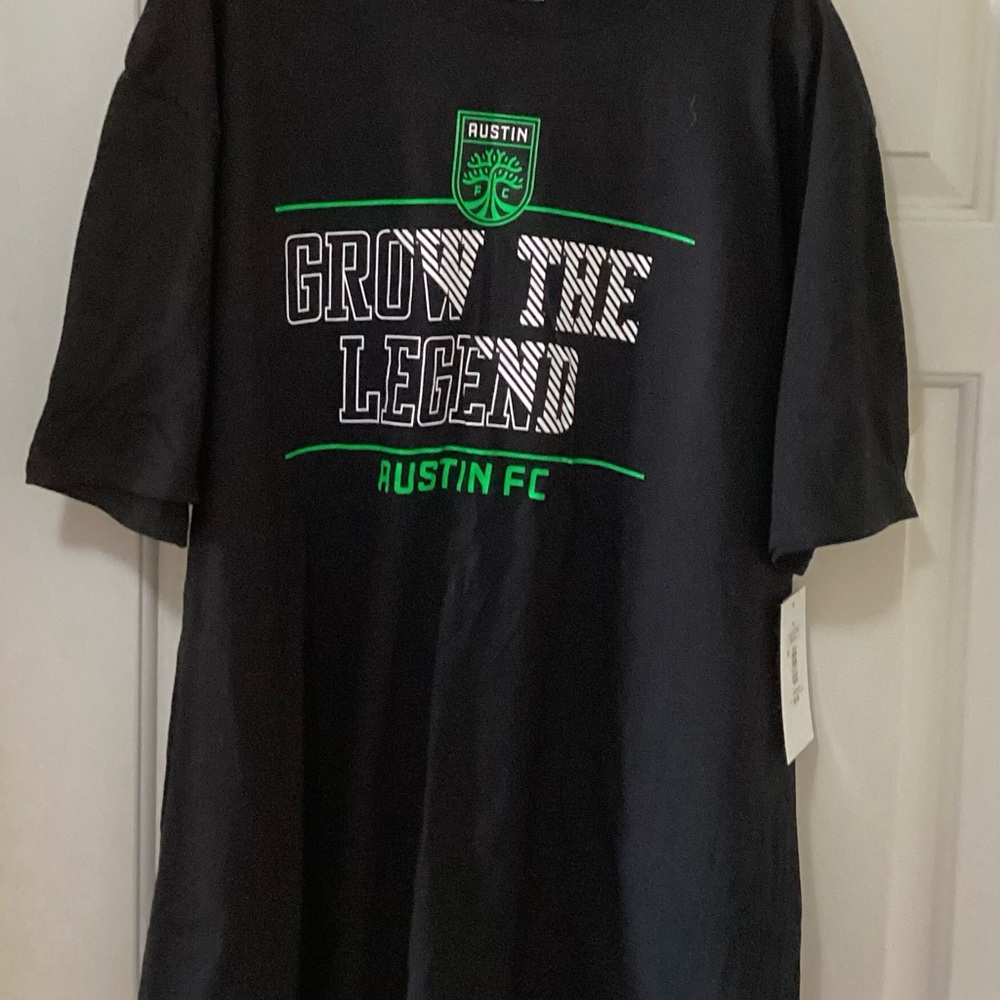MLS Austin FC Grow The Legend T-shirt Black Size XL